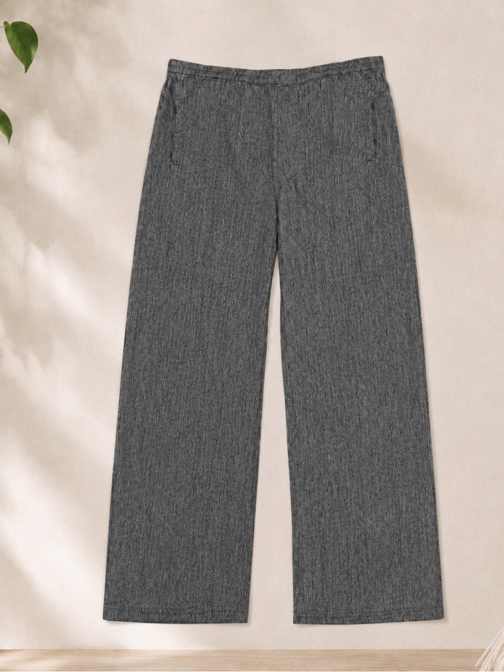 Flax 100% Linen Textured Stripe Pants-Small-NWOT-Matching Top Available